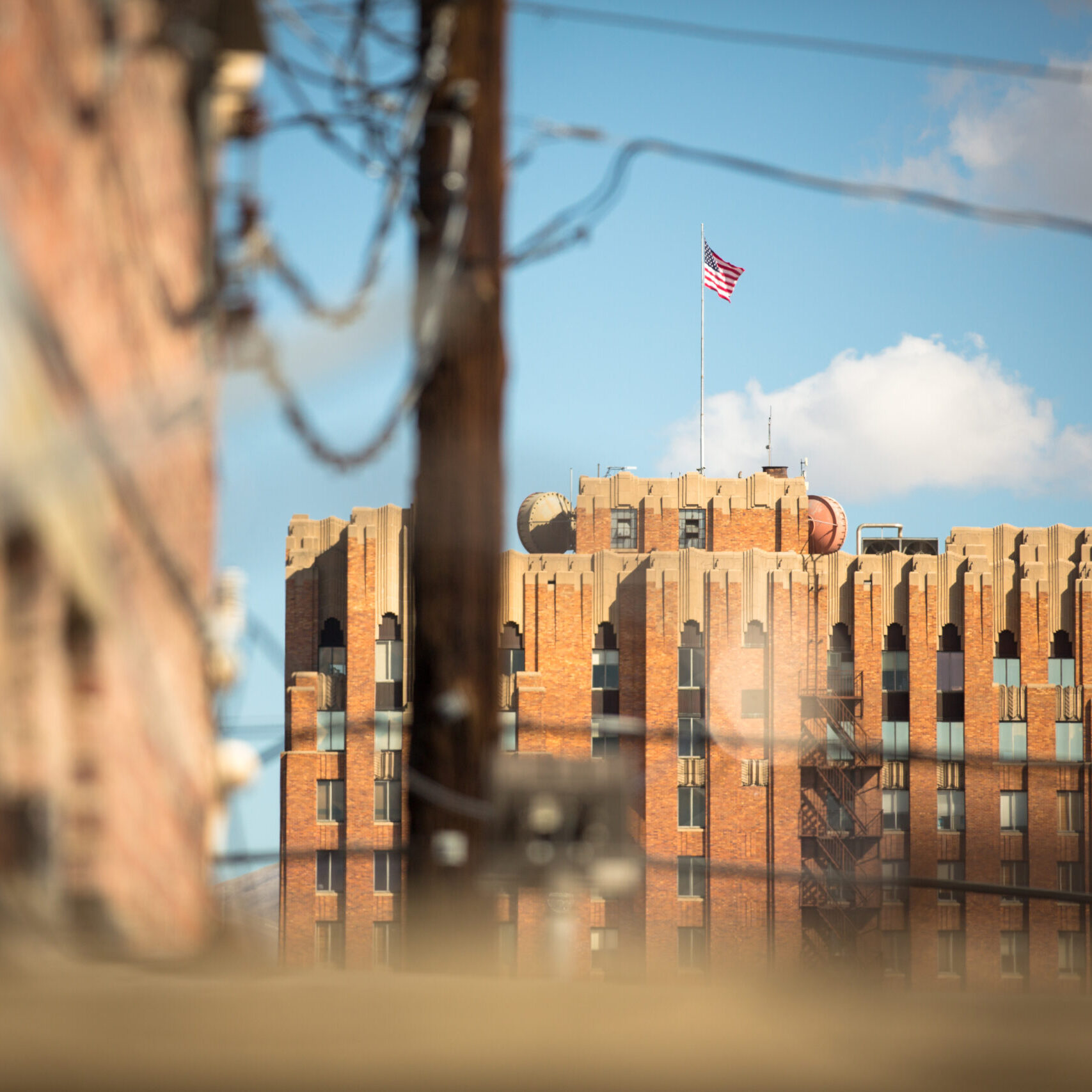 top of municipal water building